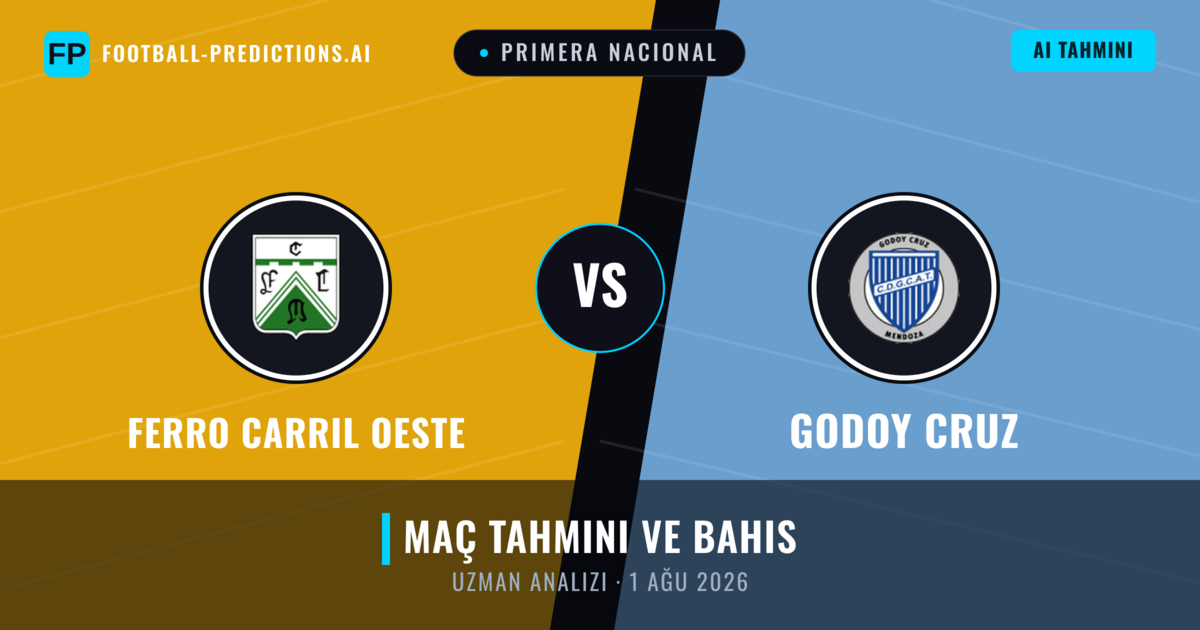 Ferro Carril Oeste - Godoy Cruz — maç tahmini ve önizleme
