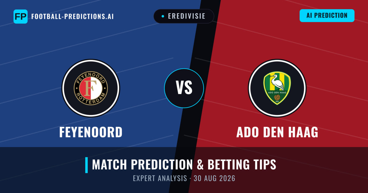 Feyenoord vs ADO Den Haag — match prediction & preview