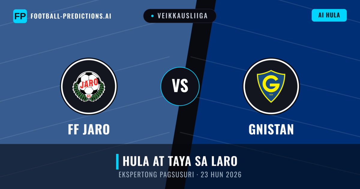 FF Jaro vs Gnistan — hula at preview ng laban