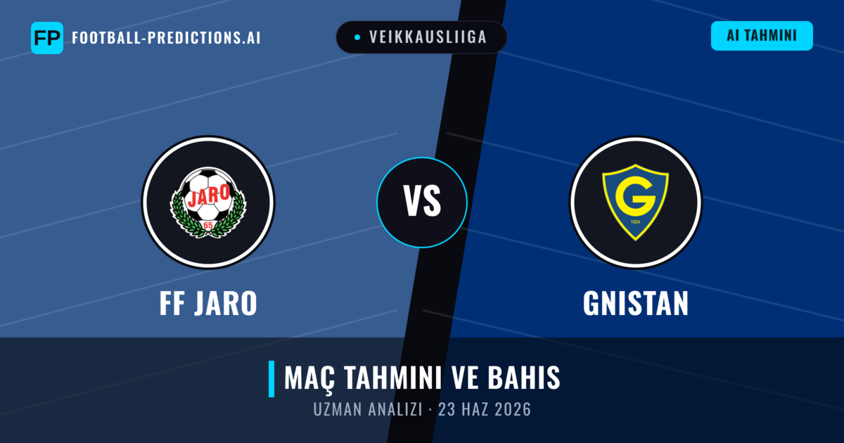 FF Jaro - Gnistan — maç tahmini ve önizleme