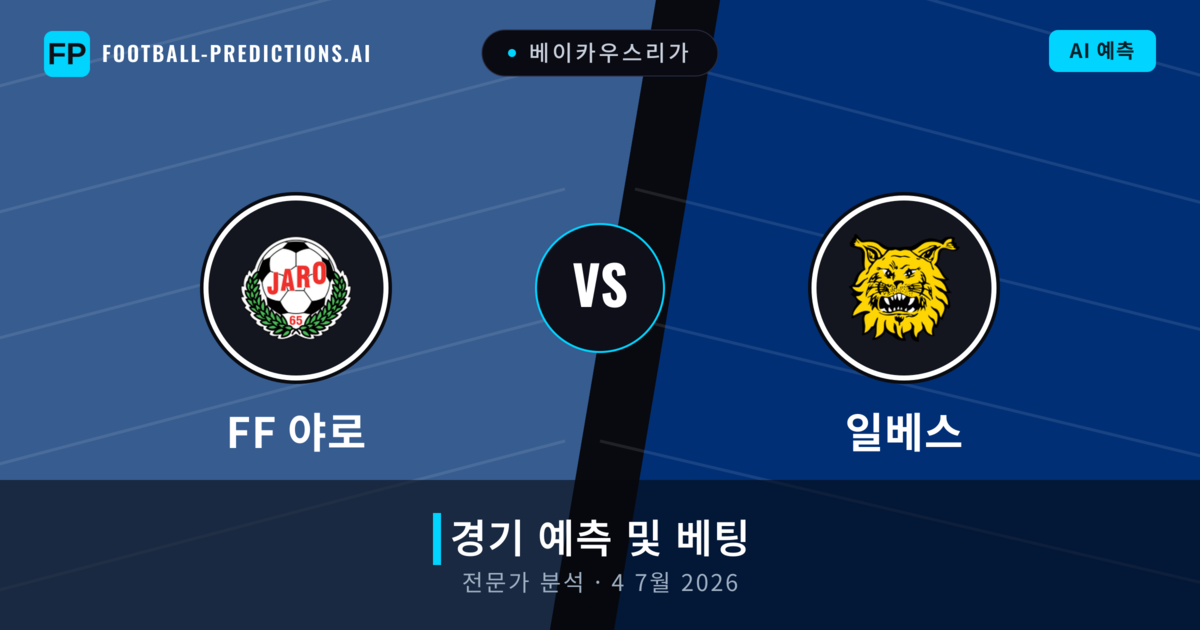 FF 야로 대 일베스 — 경기 예측 및 프리뷰