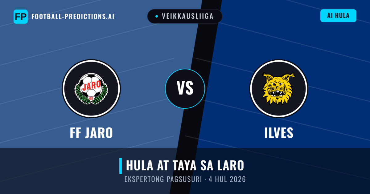 FF Jaro vs Ilves — hula at preview ng laban