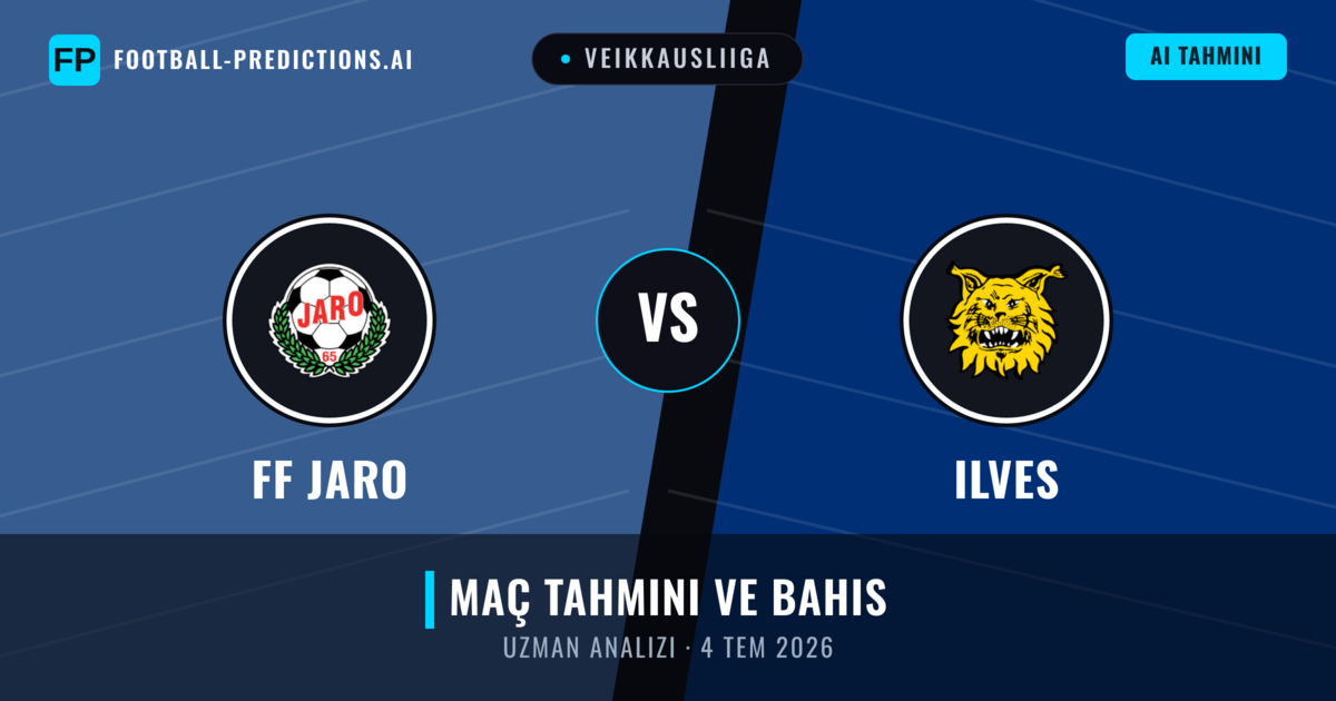 FF Jaro - Ilves — maç tahmini ve önizleme