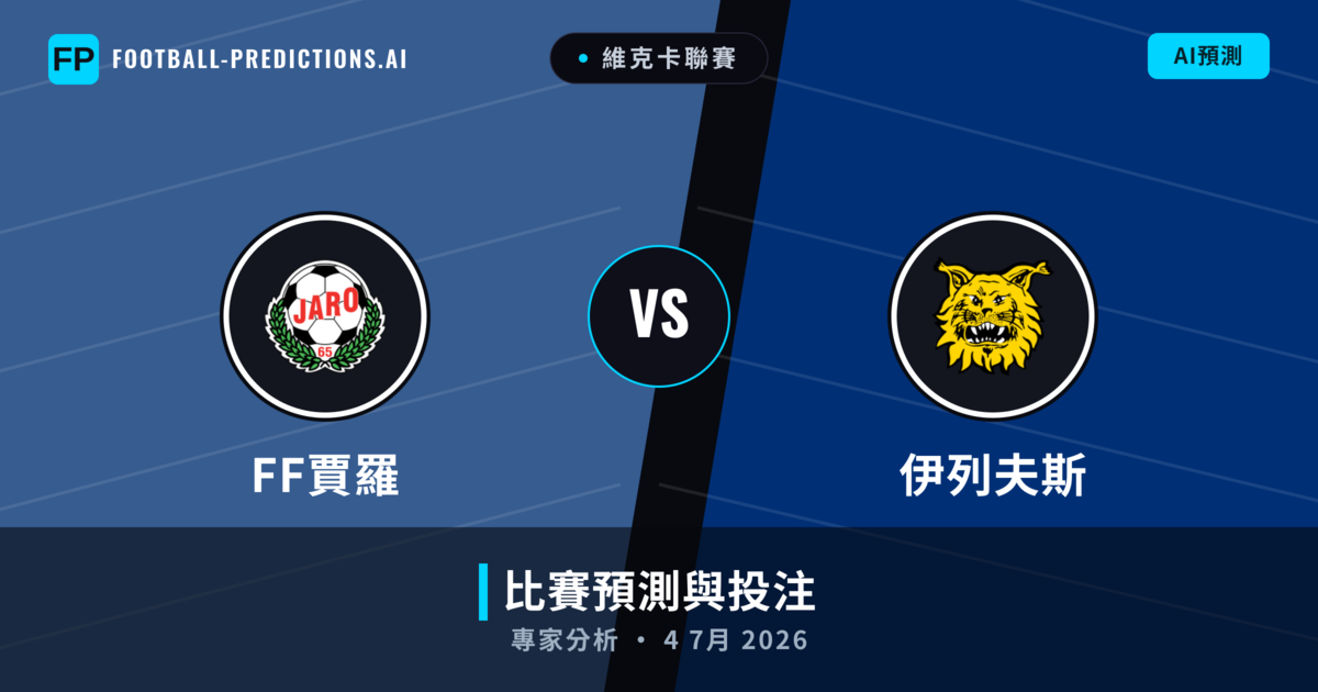 FF賈羅 vs 伊列夫斯 — 比赛预测和前瞻
