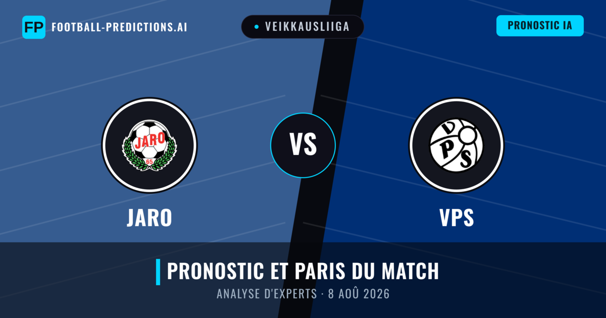 Jaro vs VPS — pronostic et avant-match