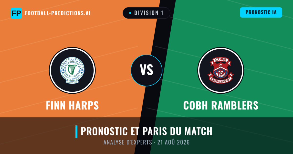 Finn Harps vs Cobh Ramblers — pronostic et avant-match