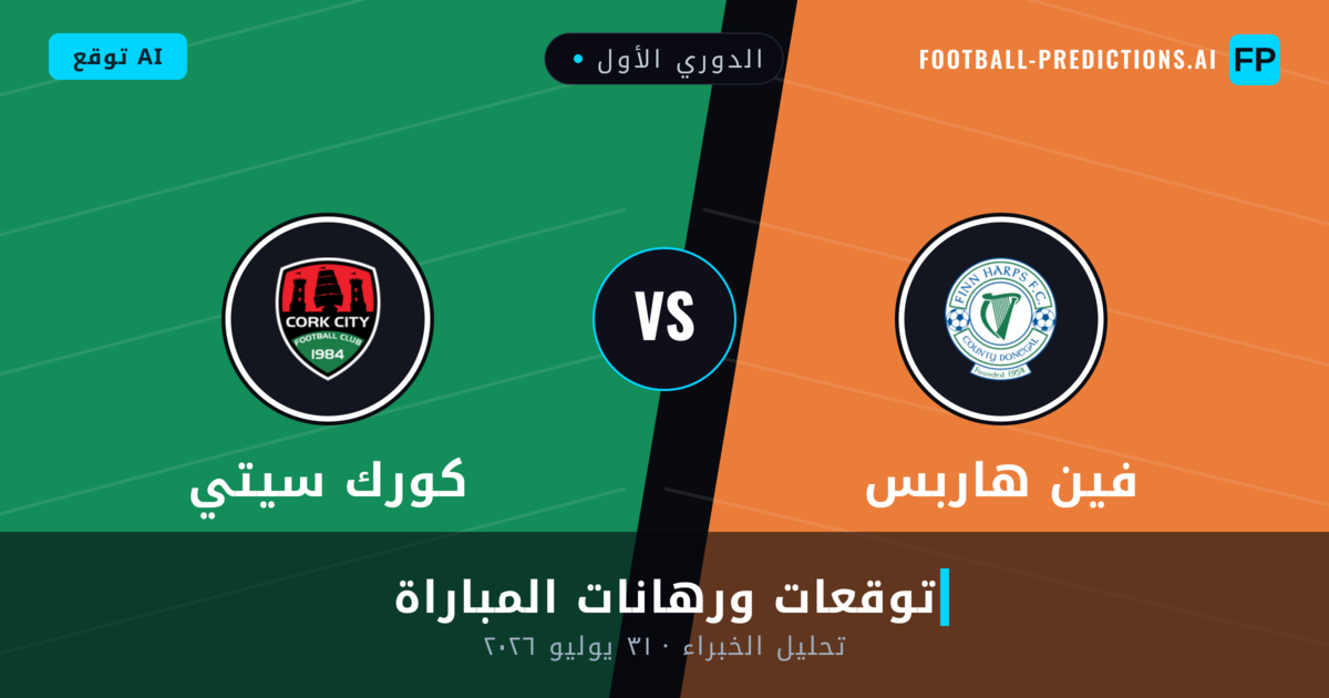 فين هاربس ضد كورك سيتي — توقعات ومعاينة المباراة