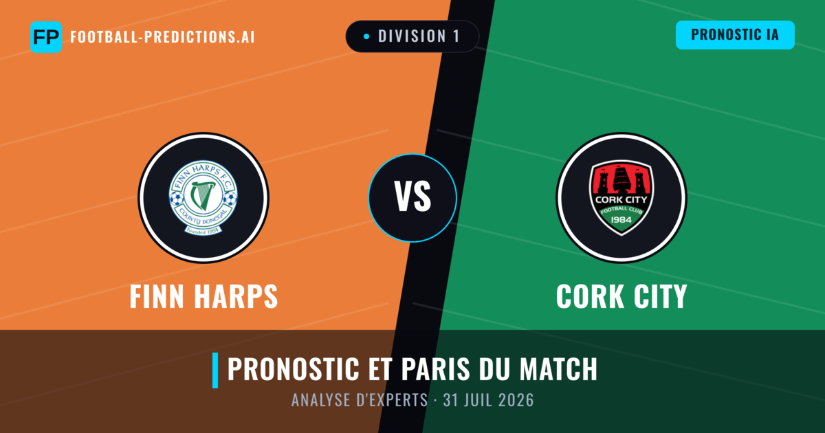 Finn Harps vs Cork City — pronostic et avant-match