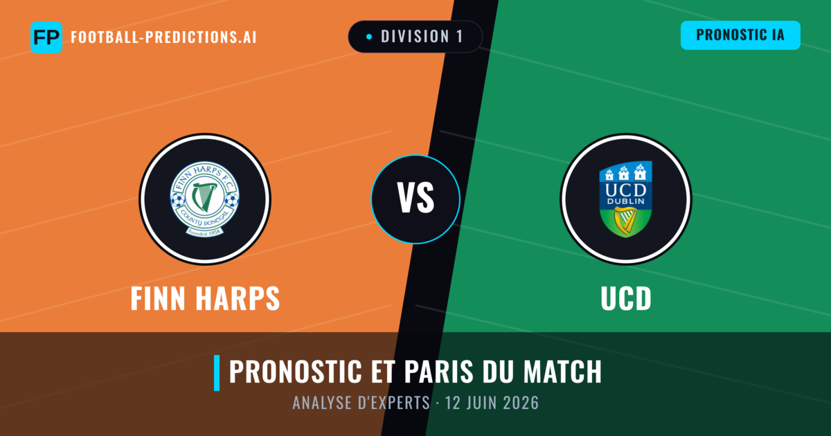 Finn Harps vs UCD — pronostic et avant-match