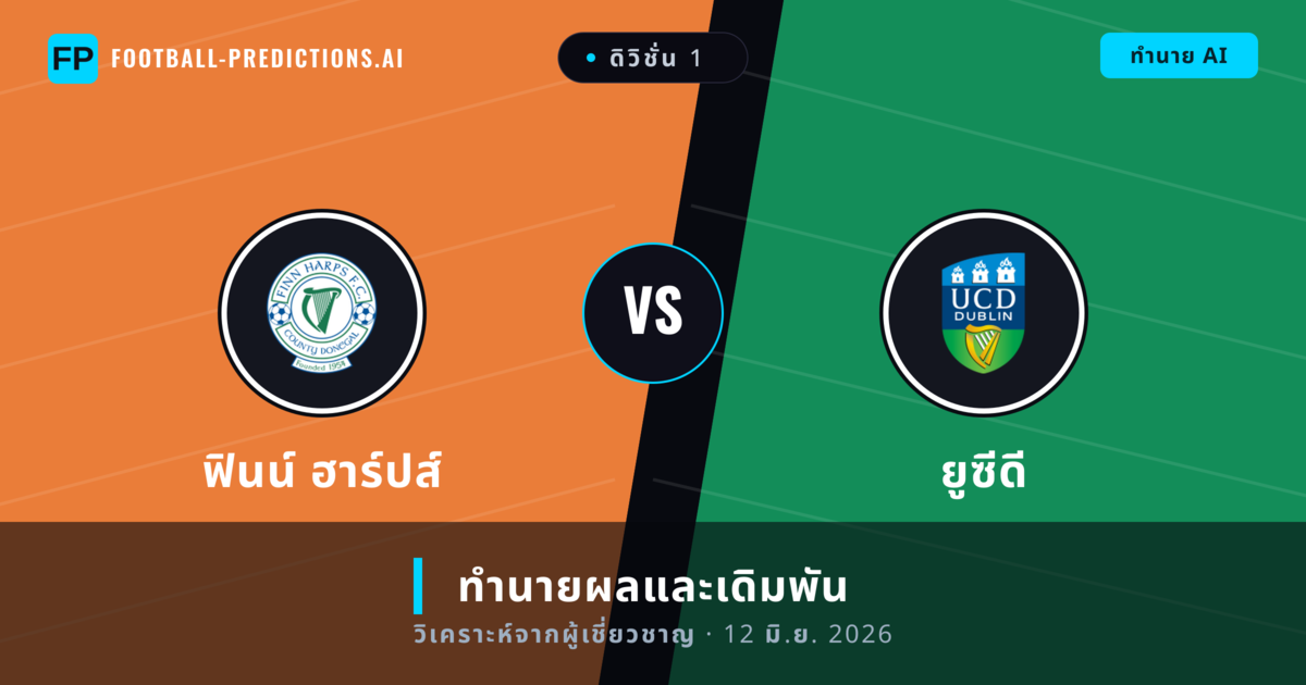 ฟินน์ ฮาร์ปส์ พบ ยูซีดี — ทำนายผลและพรีวิวการแข่งขัน