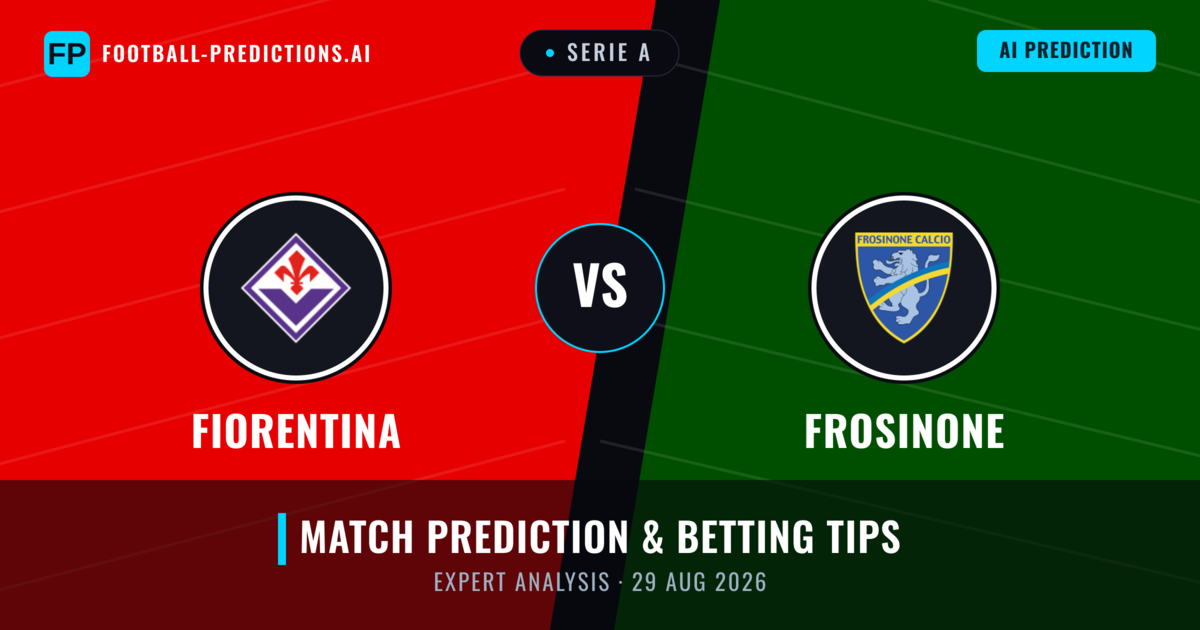 Fiorentina vs Frosinone — match prediction & preview