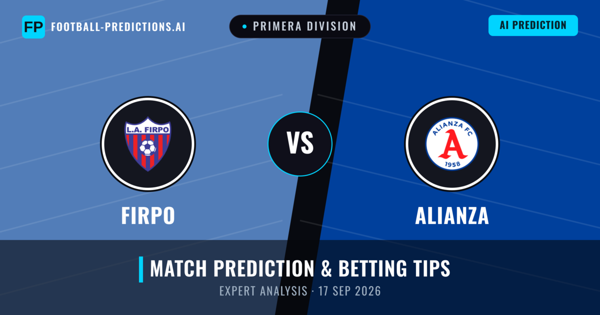 Firpo vs Alianza — match prediction & preview