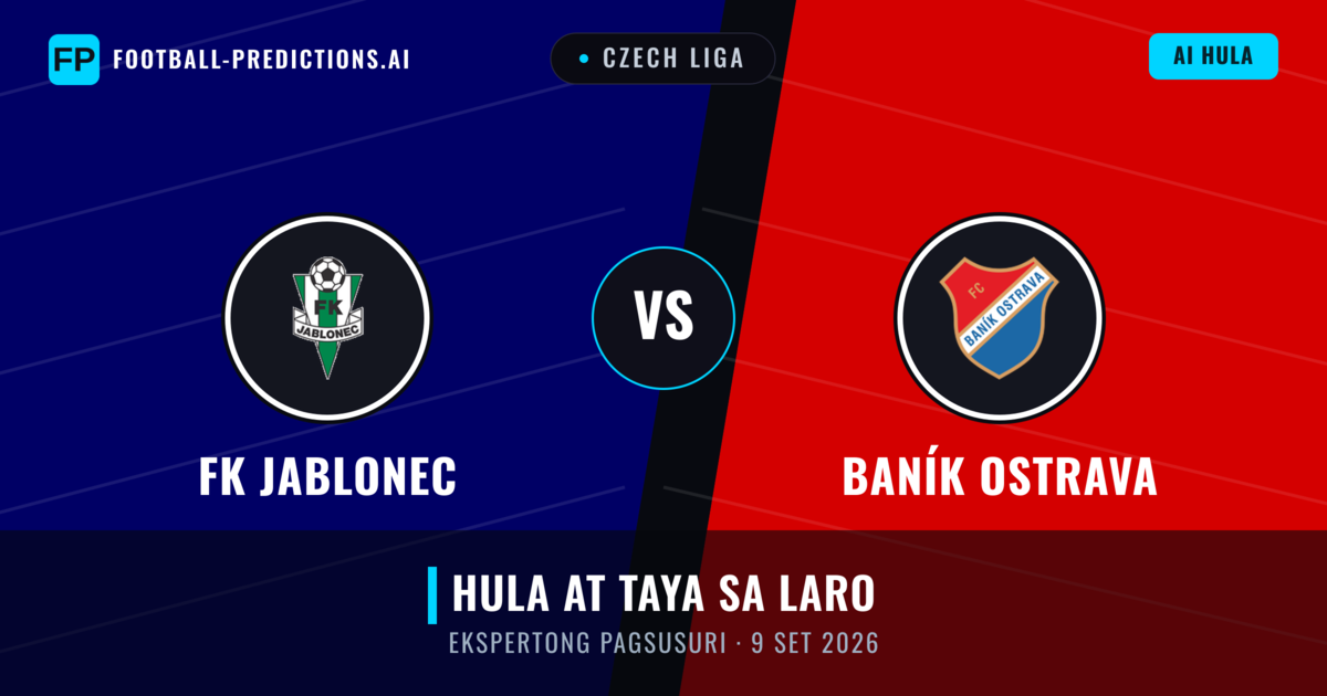 FK Jablonec vs Baník Ostrava — hula at preview ng laban