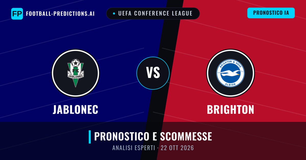 Jablonec vs Brighton — pronostico e anteprima del match
