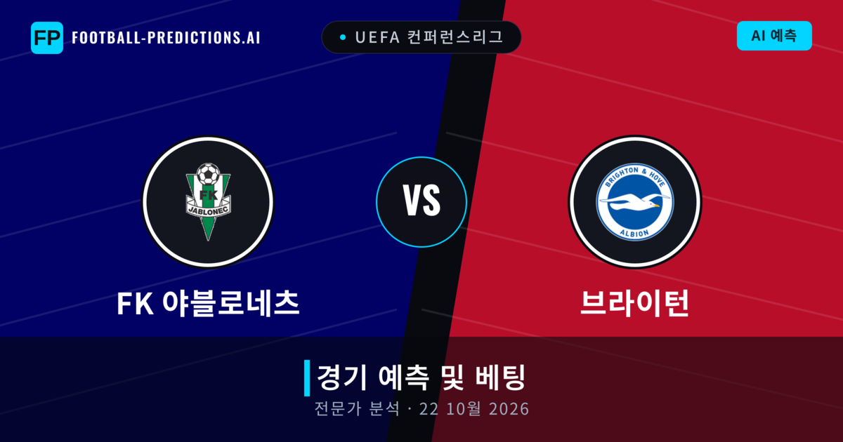 FK 야블로네츠 대 브라이턴 — 경기 예측 및 프리뷰