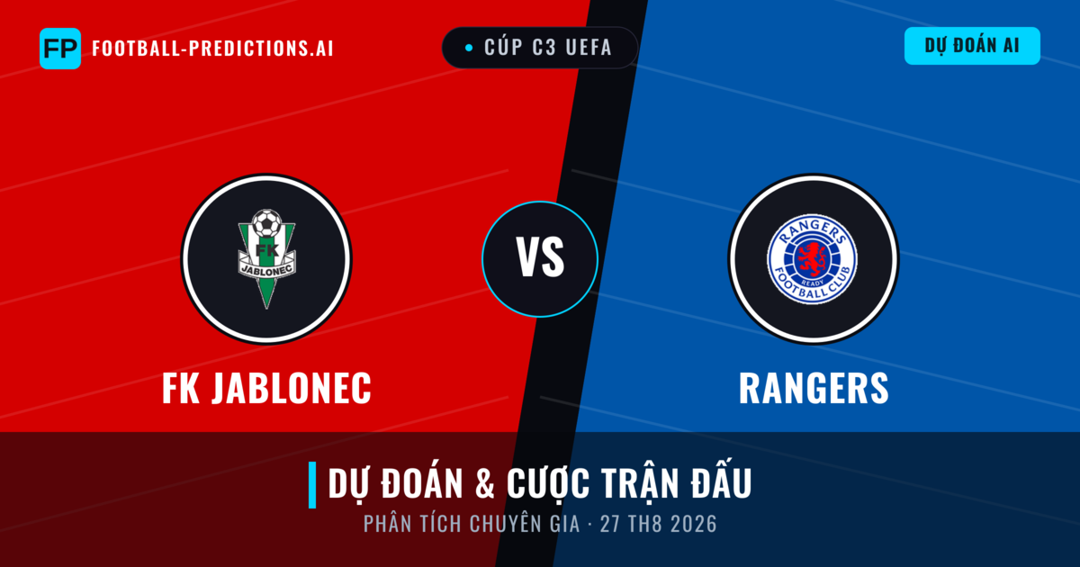 FK Jablonec vs Rangers — dự đoán và xem trước trận đấu
