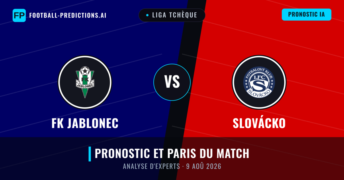 FK Jablonec vs Slovácko — pronostic et avant-match