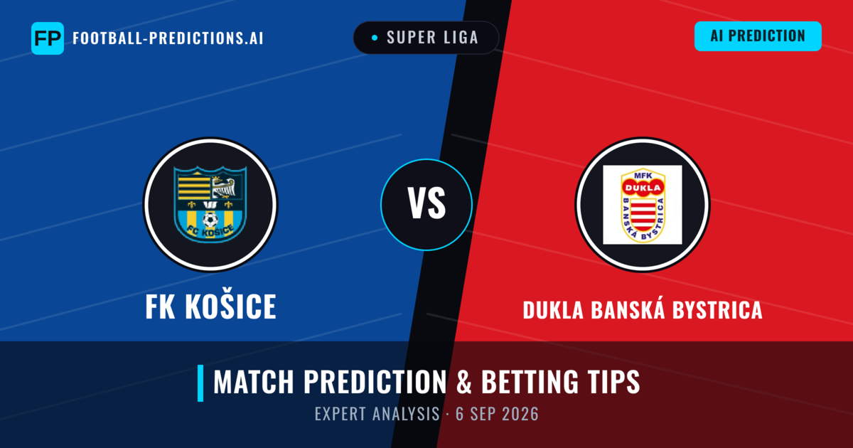 FK Košice vs Dukla Banská Bystrica — match prediction & preview