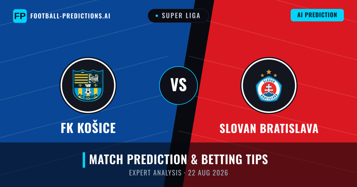 FK Košice vs Slovan Bratislava — match prediction & preview