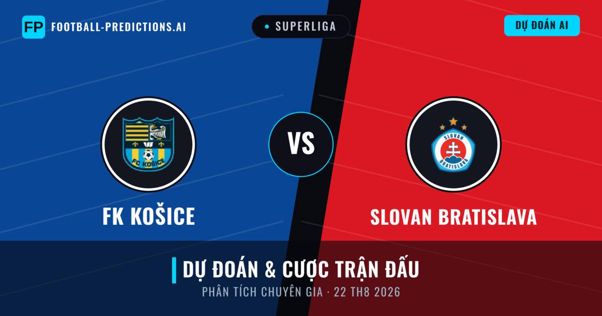 FK Košice vs Slovan Bratislava — dự đoán và xem trước trận đấu