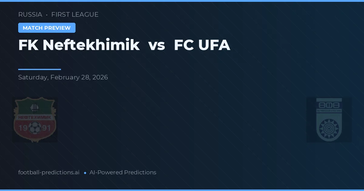 FK Neftekhimik vs FC UFA — hula at preview ng laban