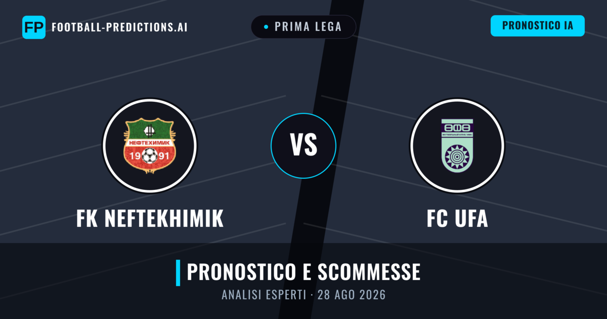FK Neftekhimik vs FC UFA — pronostico e anteprima del match