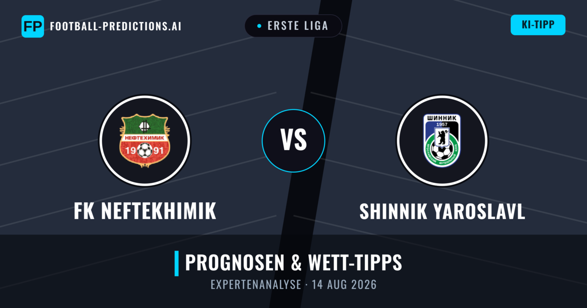 FK Neftekhimik vs Shinnik Yaroslavl — Prognose und Spielvorschau