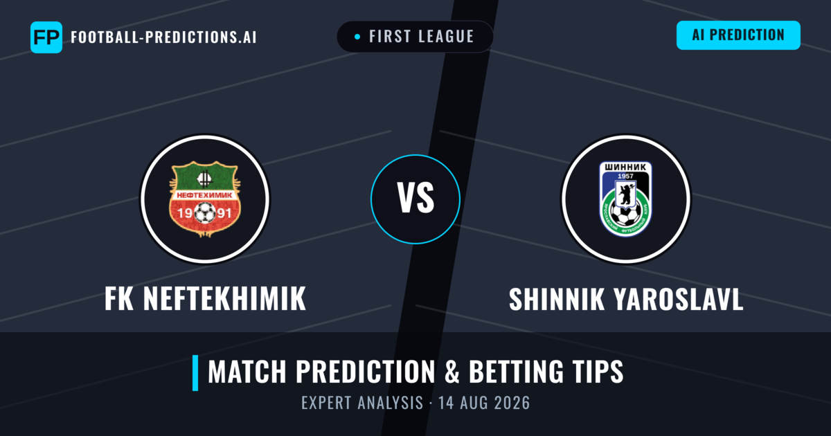 FK Neftekhimik vs Shinnik Yaroslavl — match prediction & preview