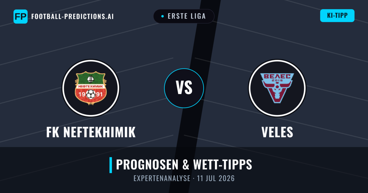 FK Neftekhimik vs Veles — Prognose und Spielvorschau