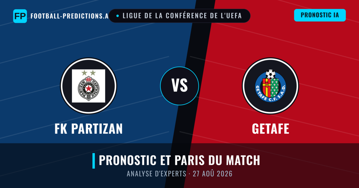 FK Partizan vs Getafe — pronostic et avant-match