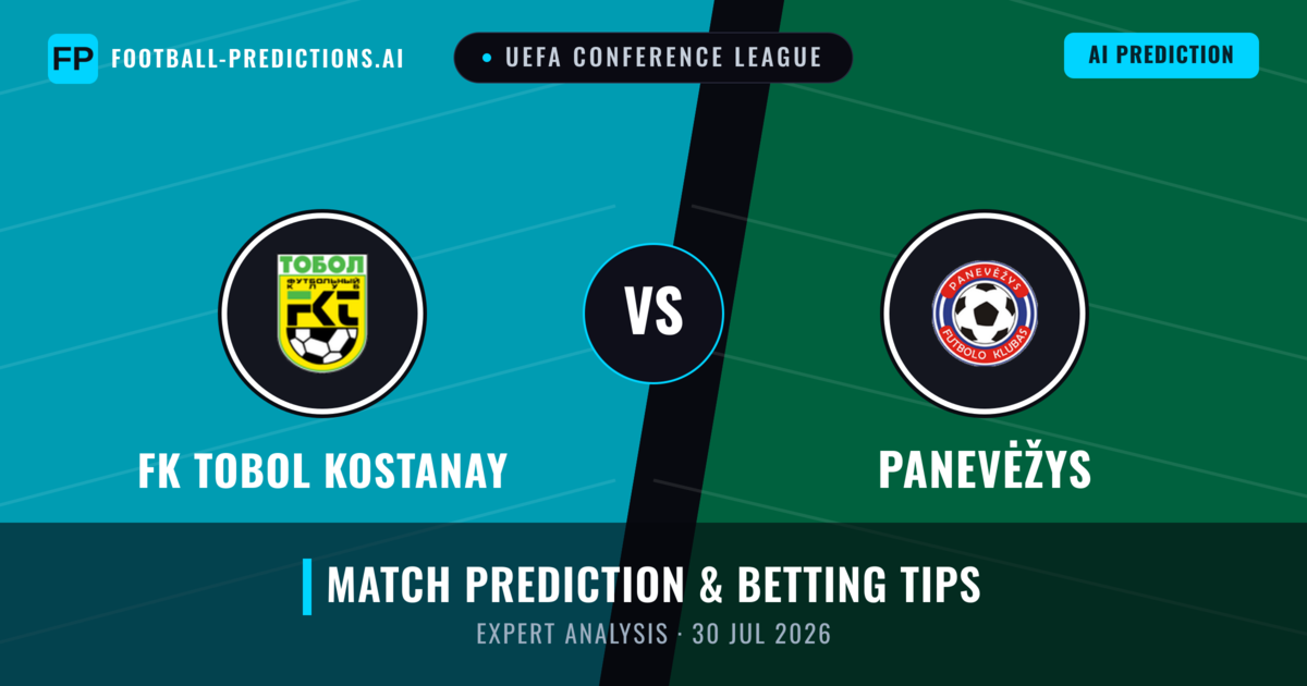 FK Tobol Kostanay vs Panevėžys — match prediction & preview