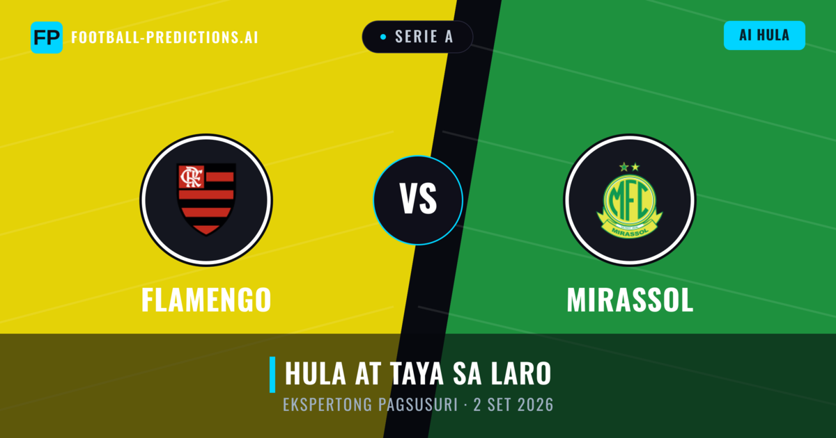 Flamengo vs Mirassol — hula at preview ng laban