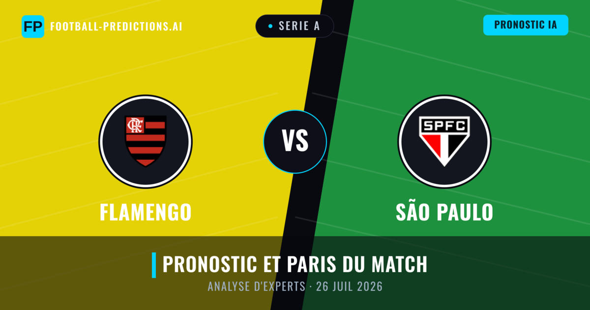 Flamengo vs São Paulo — pronostic et avant-match