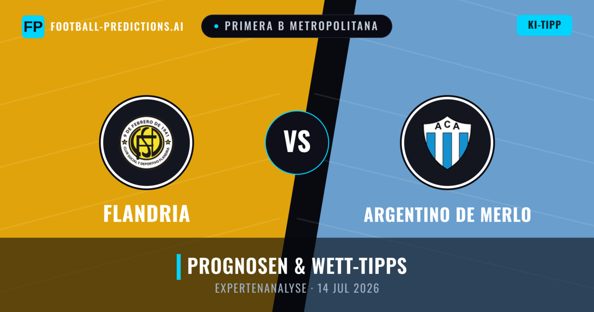 Flandria vs Argentino de Merlo — Prognose und Spielvorschau