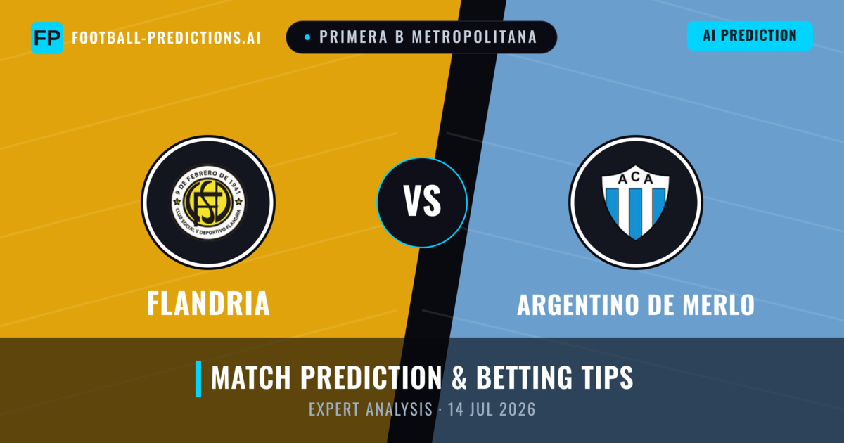 Flandria vs Argentino de Merlo — match prediction & preview