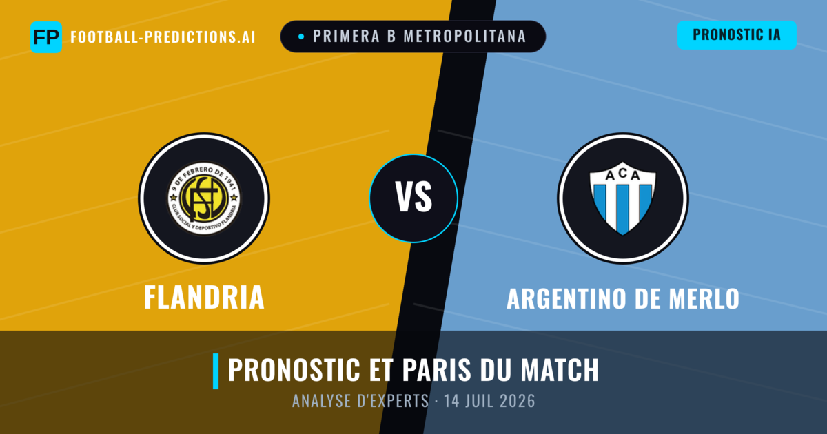 Flandria vs Argentino de Merlo — pronostic et avant-match
