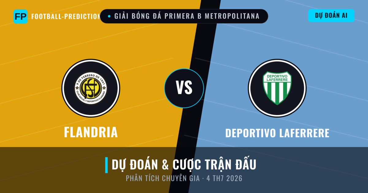 Flandria vs Deportivo Laferrere — dự đoán và xem trước trận đấu