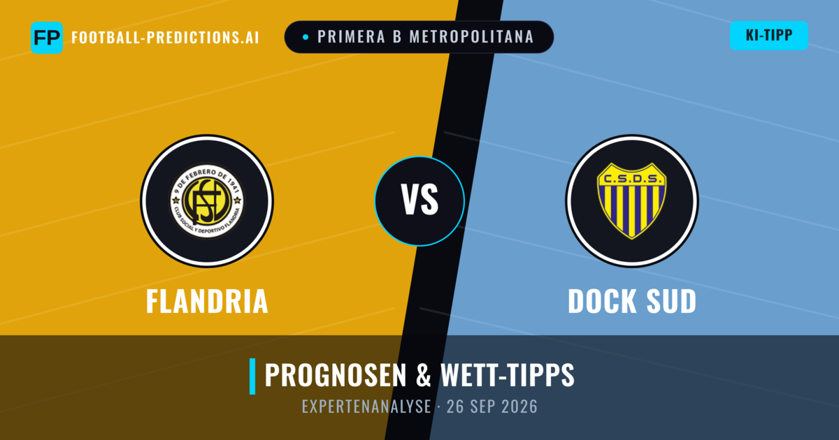 Flandria vs Dock Sud — Prognose und Spielvorschau