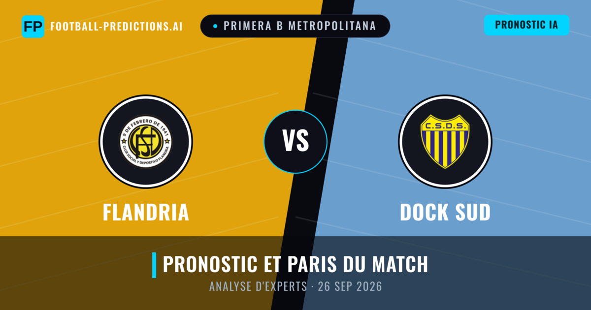 Flandria vs Dock Sud — pronostic et avant-match