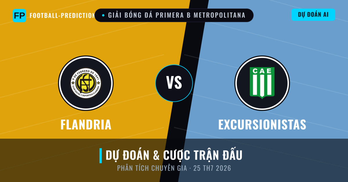 Flandria vs Excursionistas — dự đoán và xem trước trận đấu