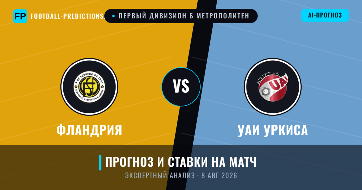 Фландрия – УАИ Уркиса — прогноз и превью матча