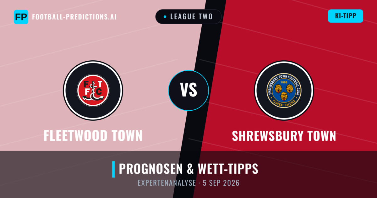 Fleetwood Town vs Shrewsbury Town — Prognose und Spielvorschau