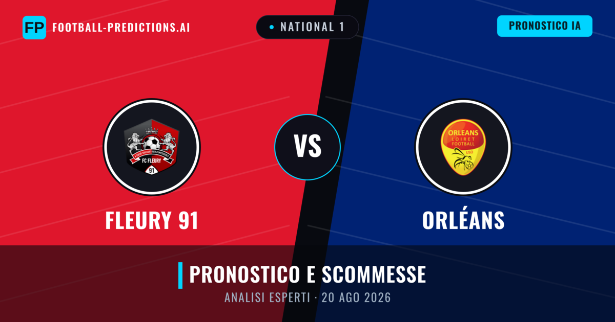 Fleury 91 vs Orléans — pronostico e anteprima del match