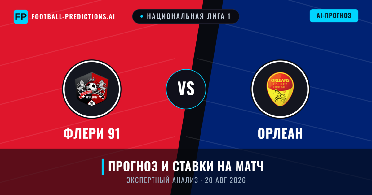 Флери 91 – Орлеан — прогноз и превью матча