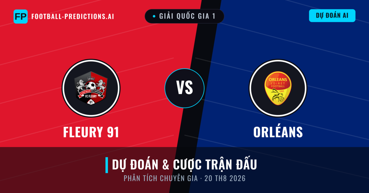 Fleury 91 vs Orléans — dự đoán và xem trước trận đấu