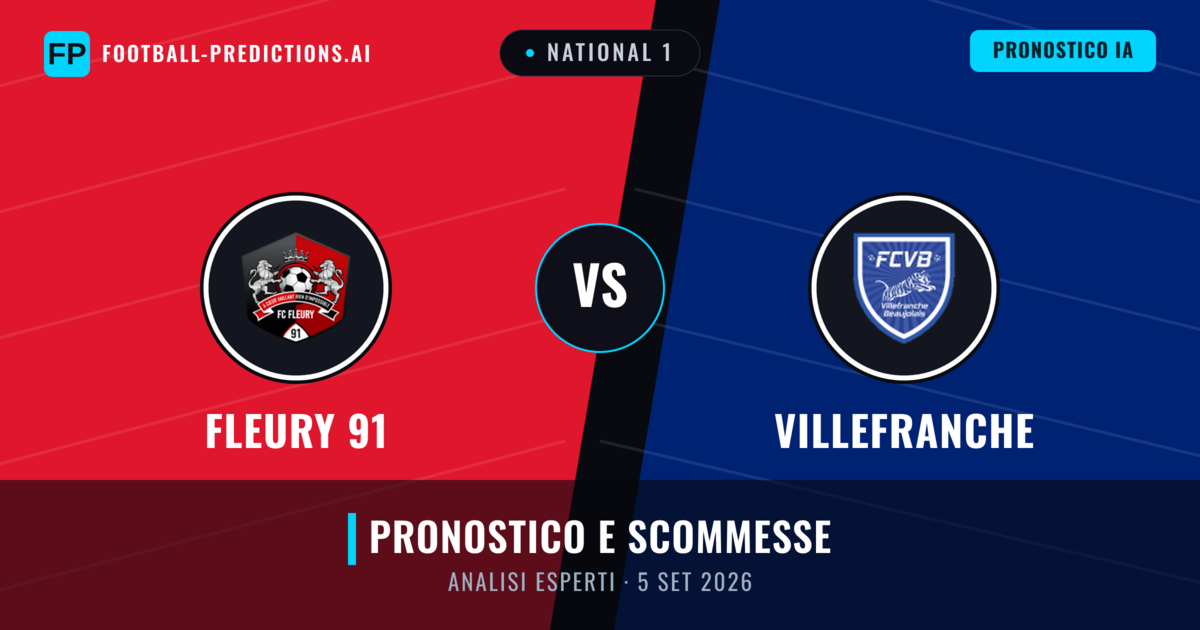 Fleury 91 vs Villefranche — pronostico e anteprima del match