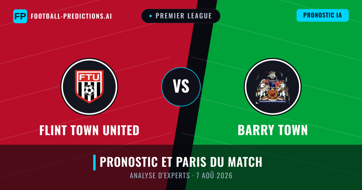 Flint Town United vs Barry Town — pronostic et avant-match