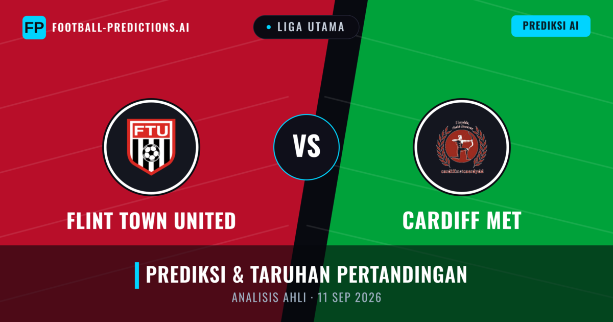 Flint Town United vs Cardiff Metropolitan University — prediksi dan pratinjau pertandingan