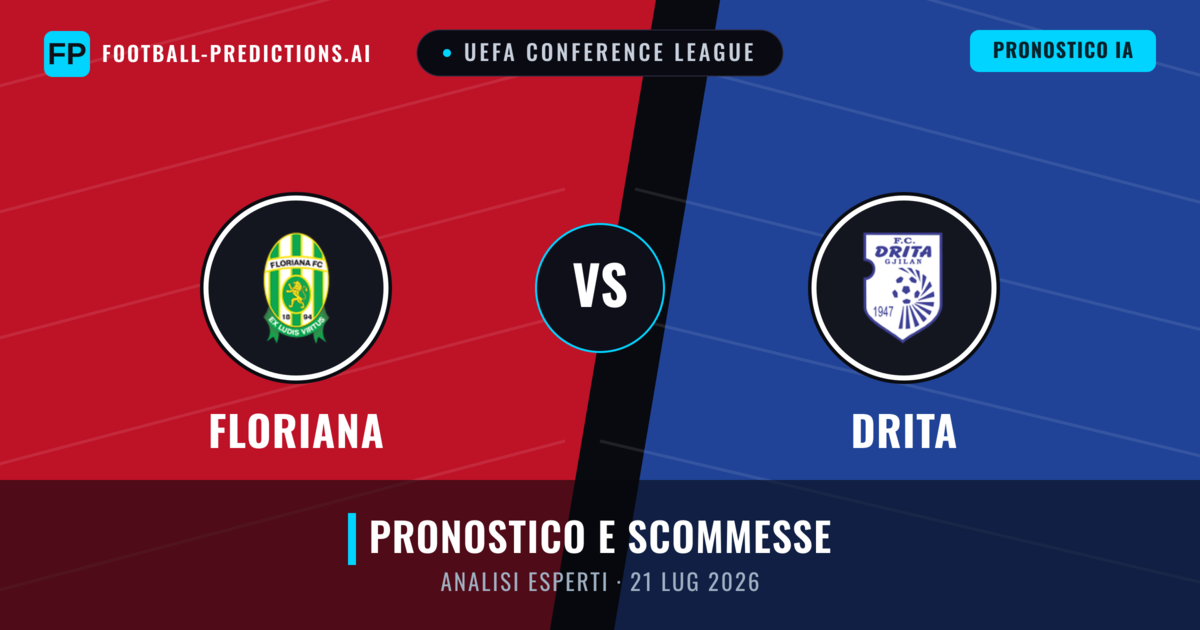 Floriana vs Drita — pronostico e anteprima del match