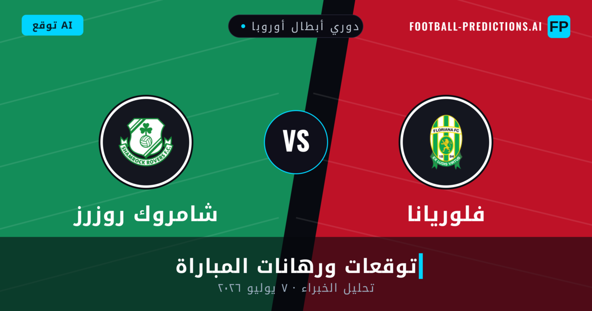 فلوريانا ضد شامروك روزرز — توقعات ومعاينة المباراة